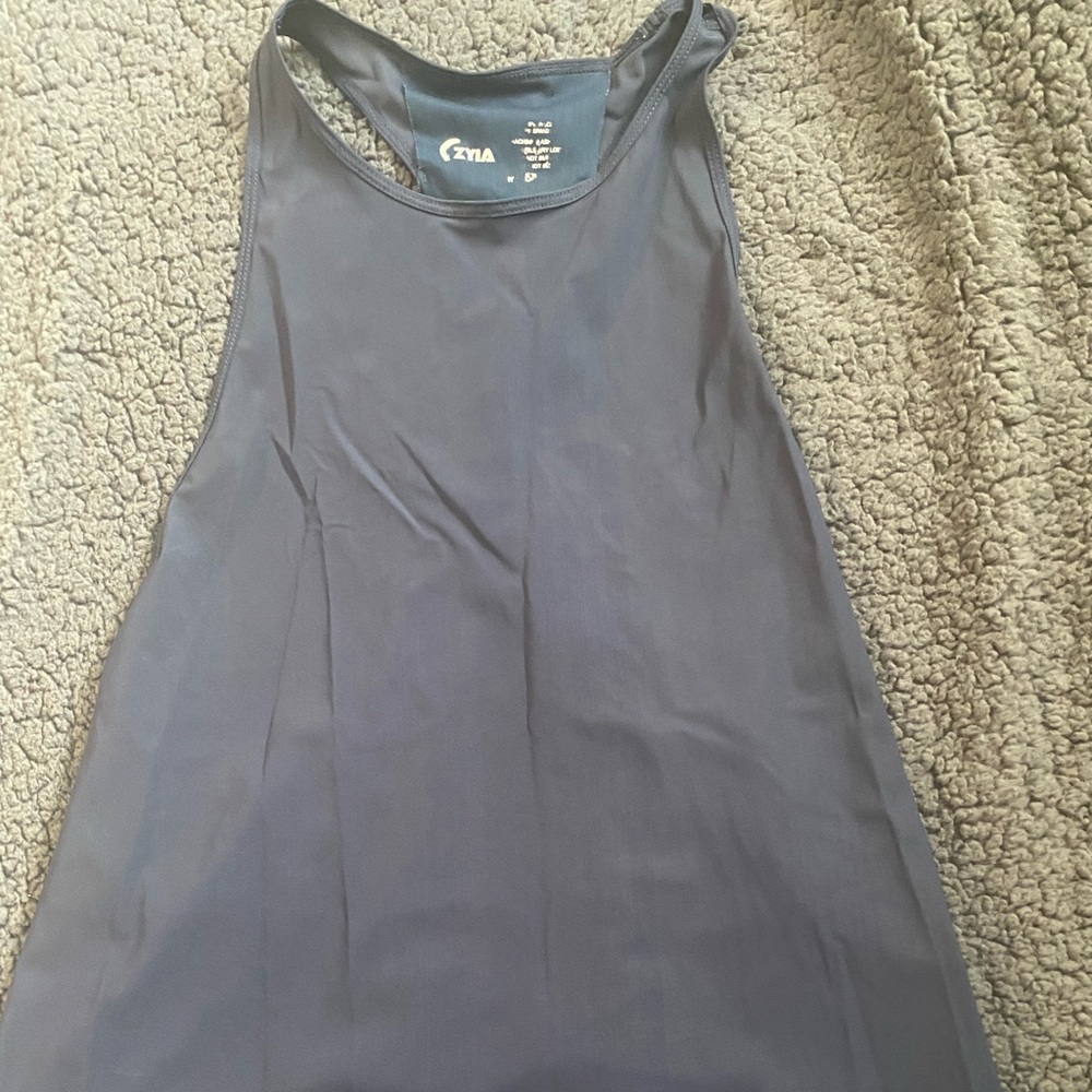 ZYIA racer back, mesh back tank